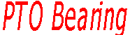 PTO Bearings